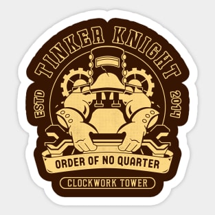 Tinker Knight Crest Sticker